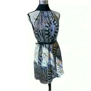 Catherine Malandrino High Neck Silk Dress 🖤